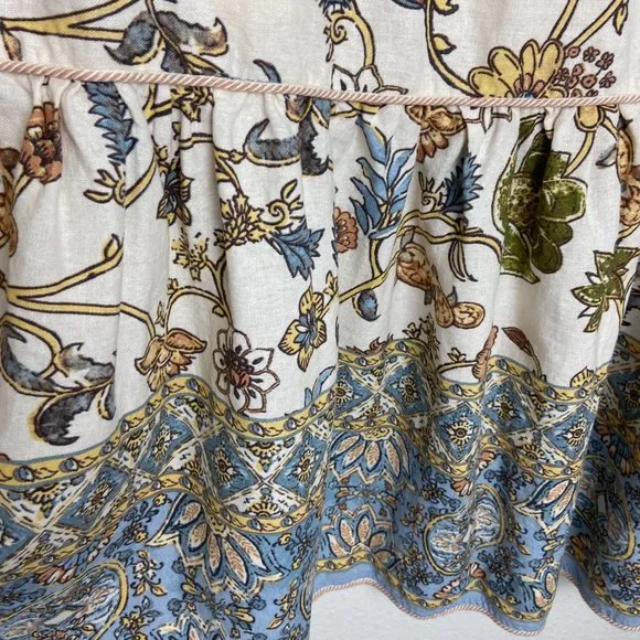 House of Harlow 1960  Maxi Skirt Linen Blend Size XL