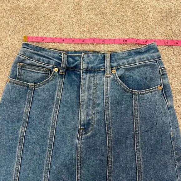 House of Harlow 1960 Nicole Richie Women's Maxi Denim Skirt Size 4