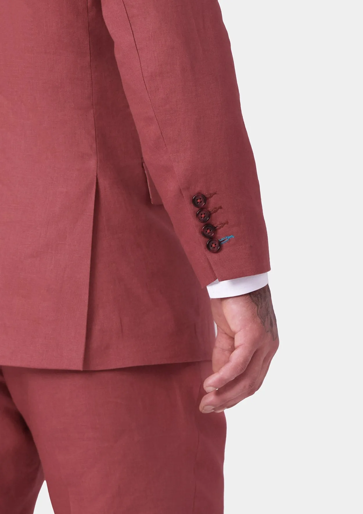 Hudson Tuscan Red Linen Jacket