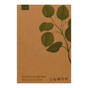 Icon - 110gsm - A4 Kraft Sketch Book - 80 Page