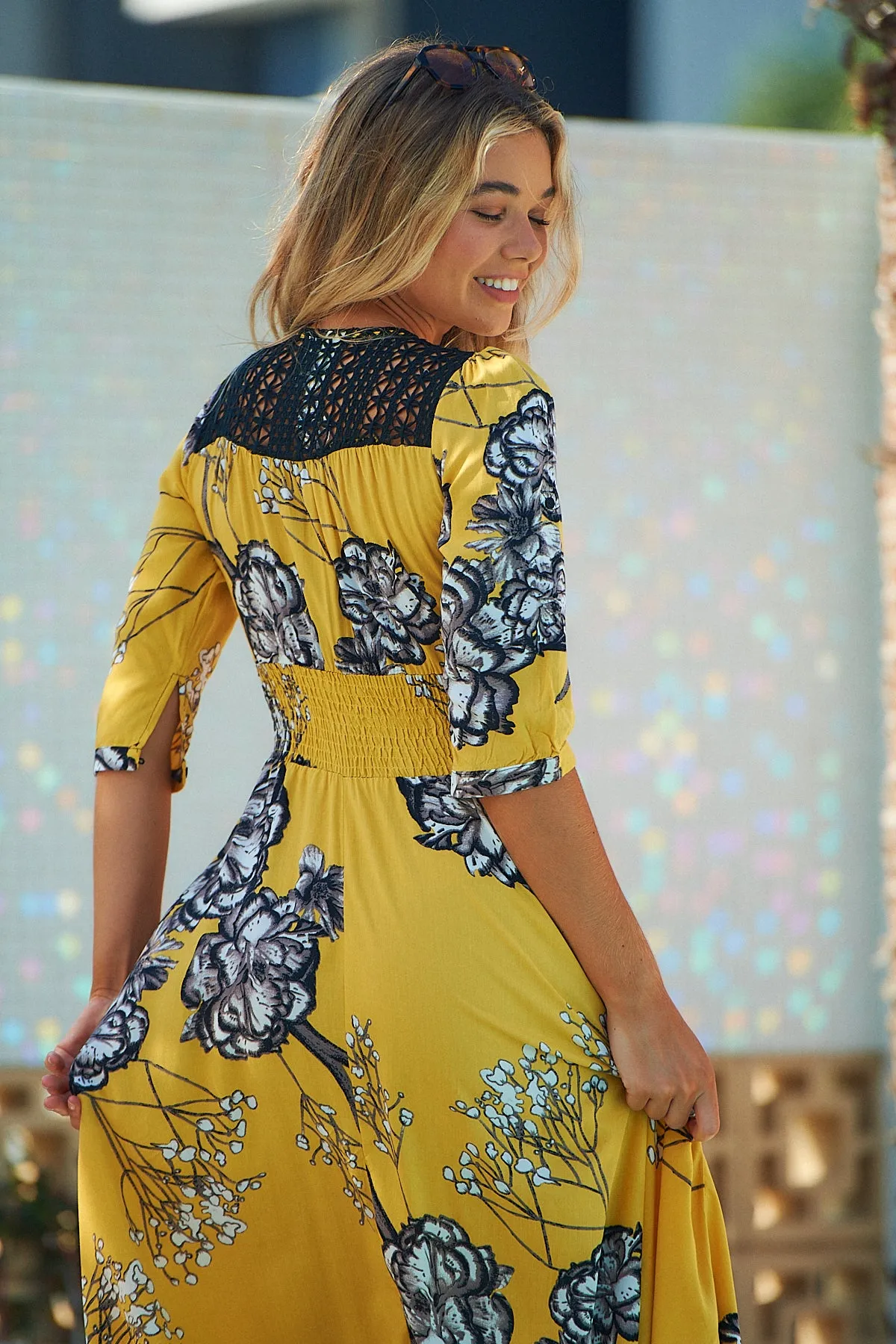 Indiana Maxi -  Golden Lillies