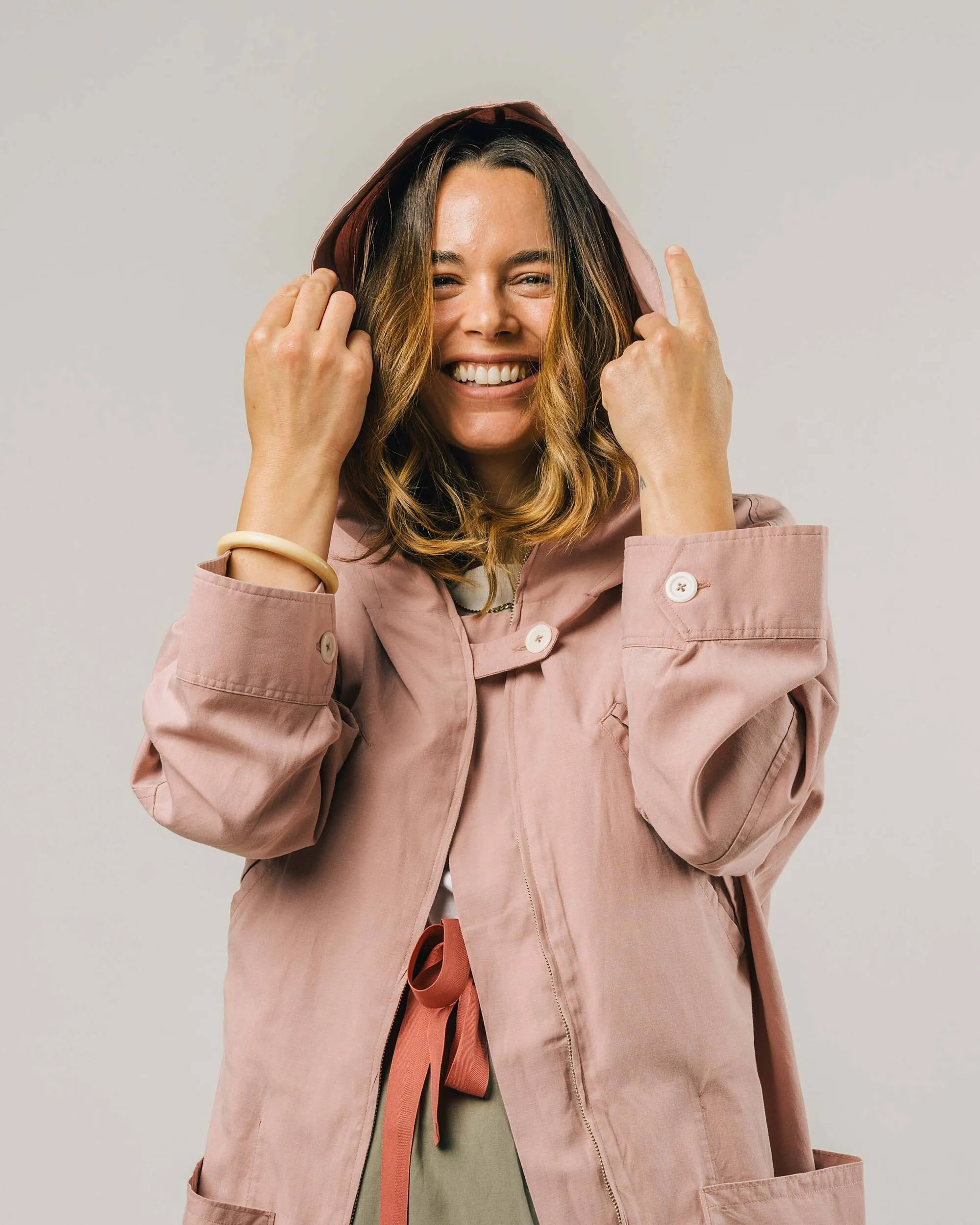 Ischia Oversized Parka Pink