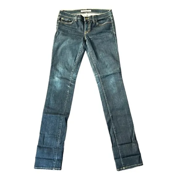 J BRAND Denim Low Rise Stretch Pencil Jeans Ink Size 28