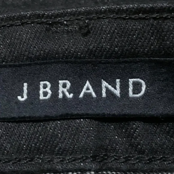 J Brand Destructed Anthracite Mini Denim Skirt, Size 23