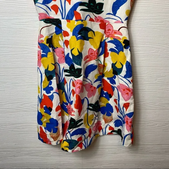 J. Crew A-line dress in morning floral