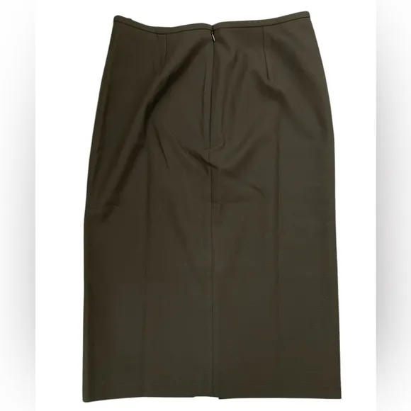 J Crew Pencil Midi Skirt Size 8 in Four-Season Stretch Black