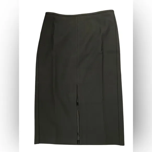 J Crew Pencil Midi Skirt Size 8 in Four-Season Stretch Black
