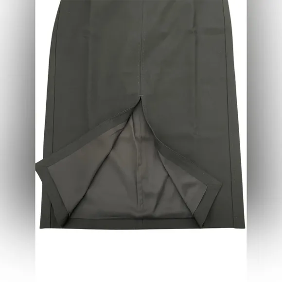 J Crew Pencil Midi Skirt Size 8 in Four-Season Stretch Black