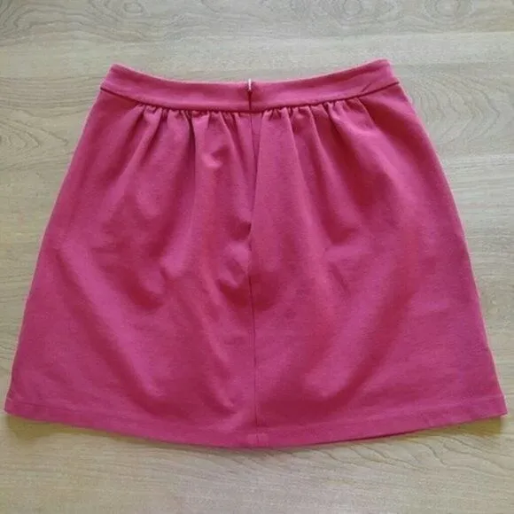 J. Crew Pink Pleated High Waist Mini Skirt Women's 0