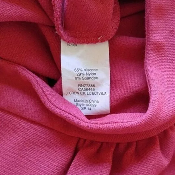 J. Crew Pink Pleated High Waist Mini Skirt Women's 0