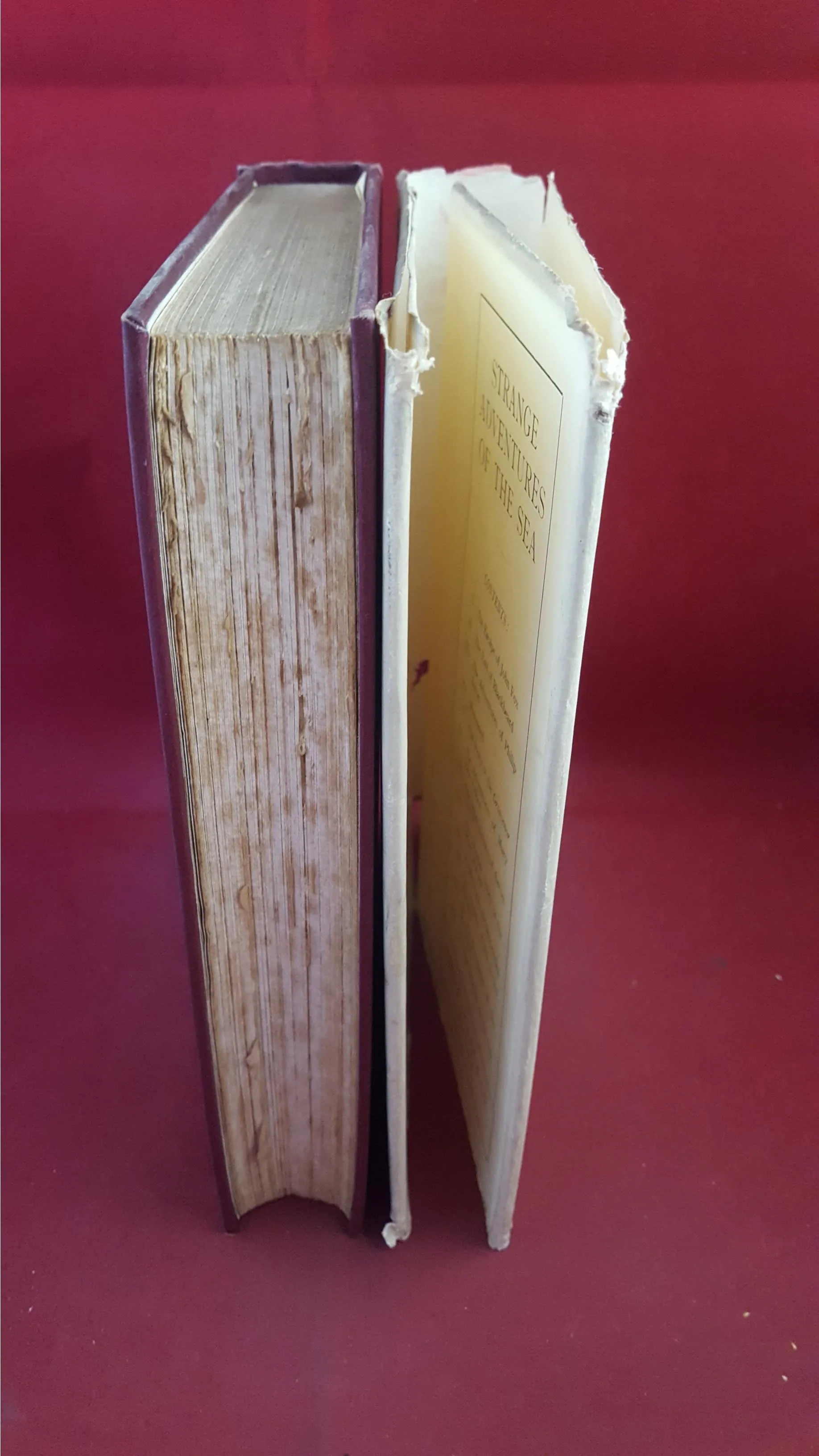 J G Lockhart - Strange Adventures of the Sea, Philip Allan & Co, 1925, First Edition