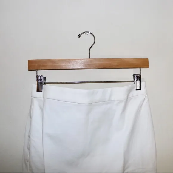 J.Crew No. 2 Pencil® Skirt in Bi-stretch Cotton in White
