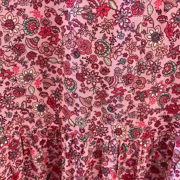 J.Jill Woman's Plus-Size Flounced Hem Farmhouse Prairie Maxi Dress Sz 4x