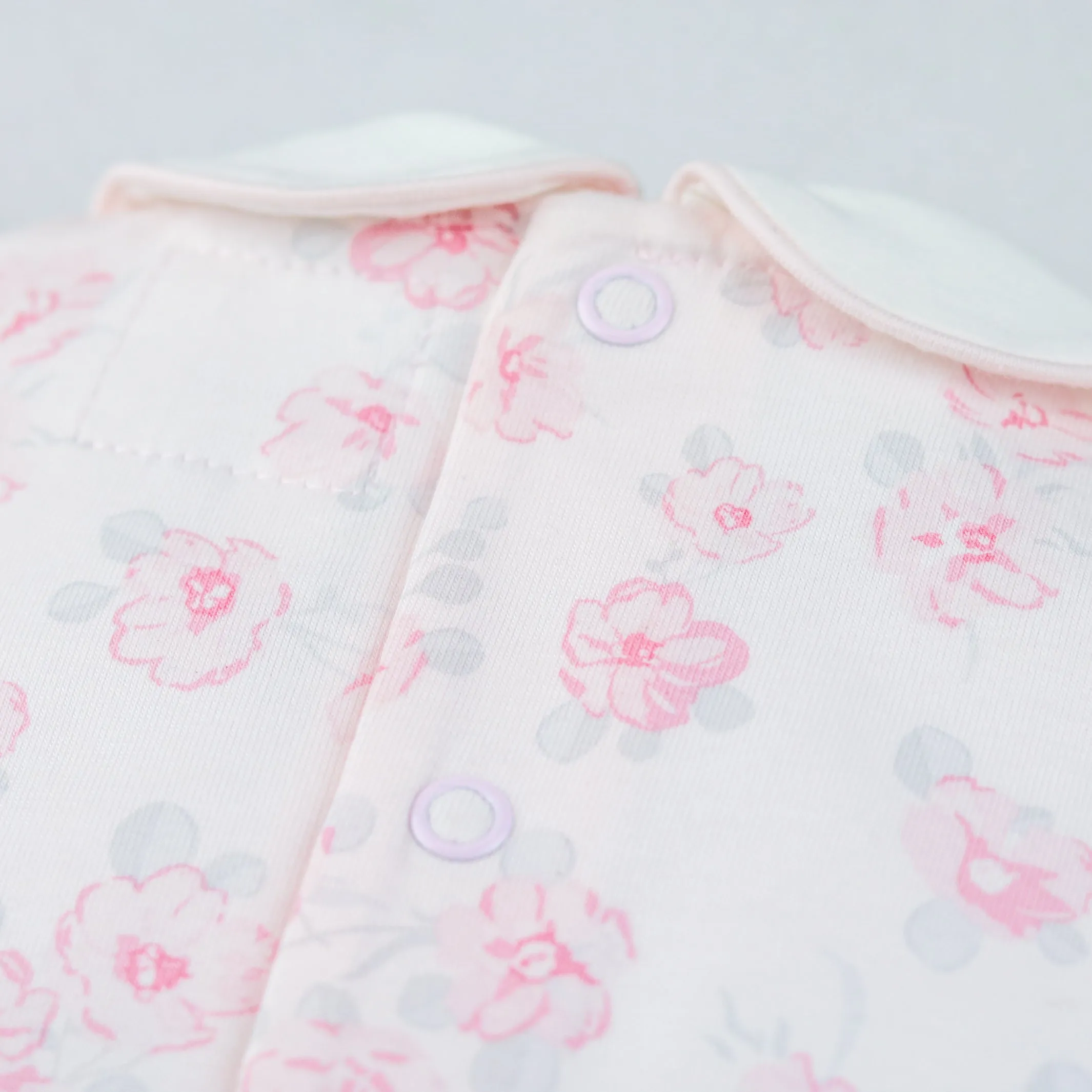 Joanne Girls Floral Print Babygrow and Hairband
