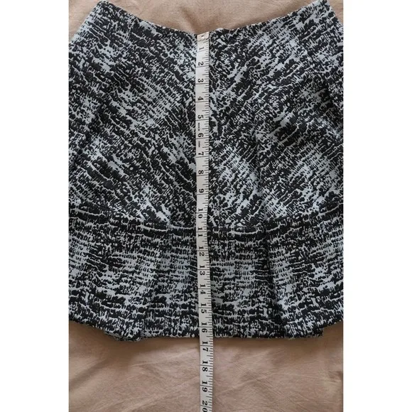 Jonathan Simkhai Women Skirt Size 2 Flare Mini Speckled Pleated Nylon Whimsigoth
