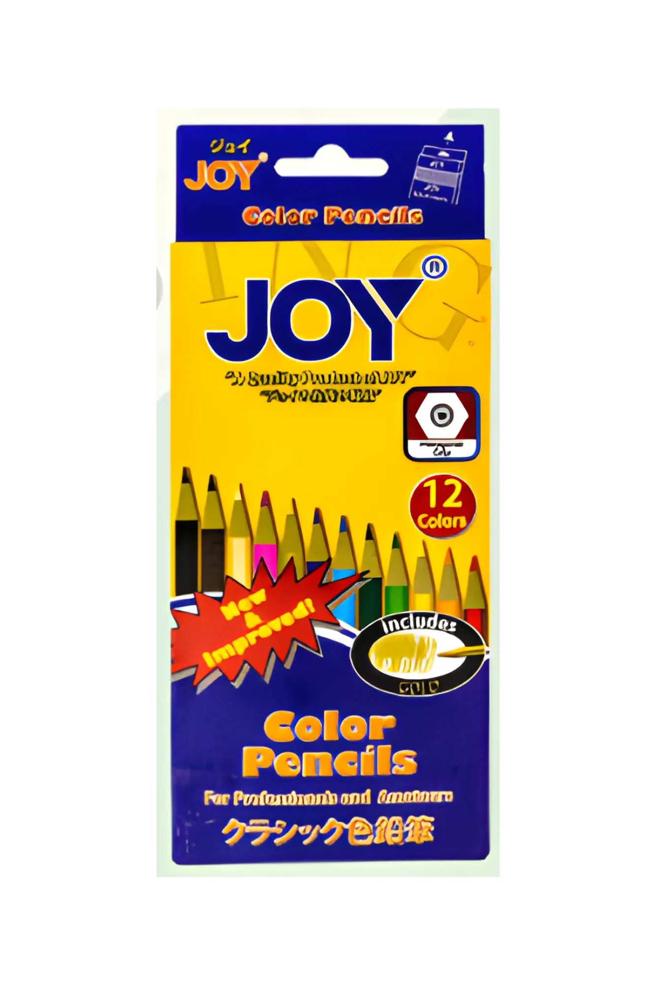 Joy Professional Color Pencils 12C Long 24Sets