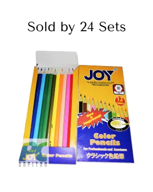 Joy Professional Color Pencils 12C Long 24Sets