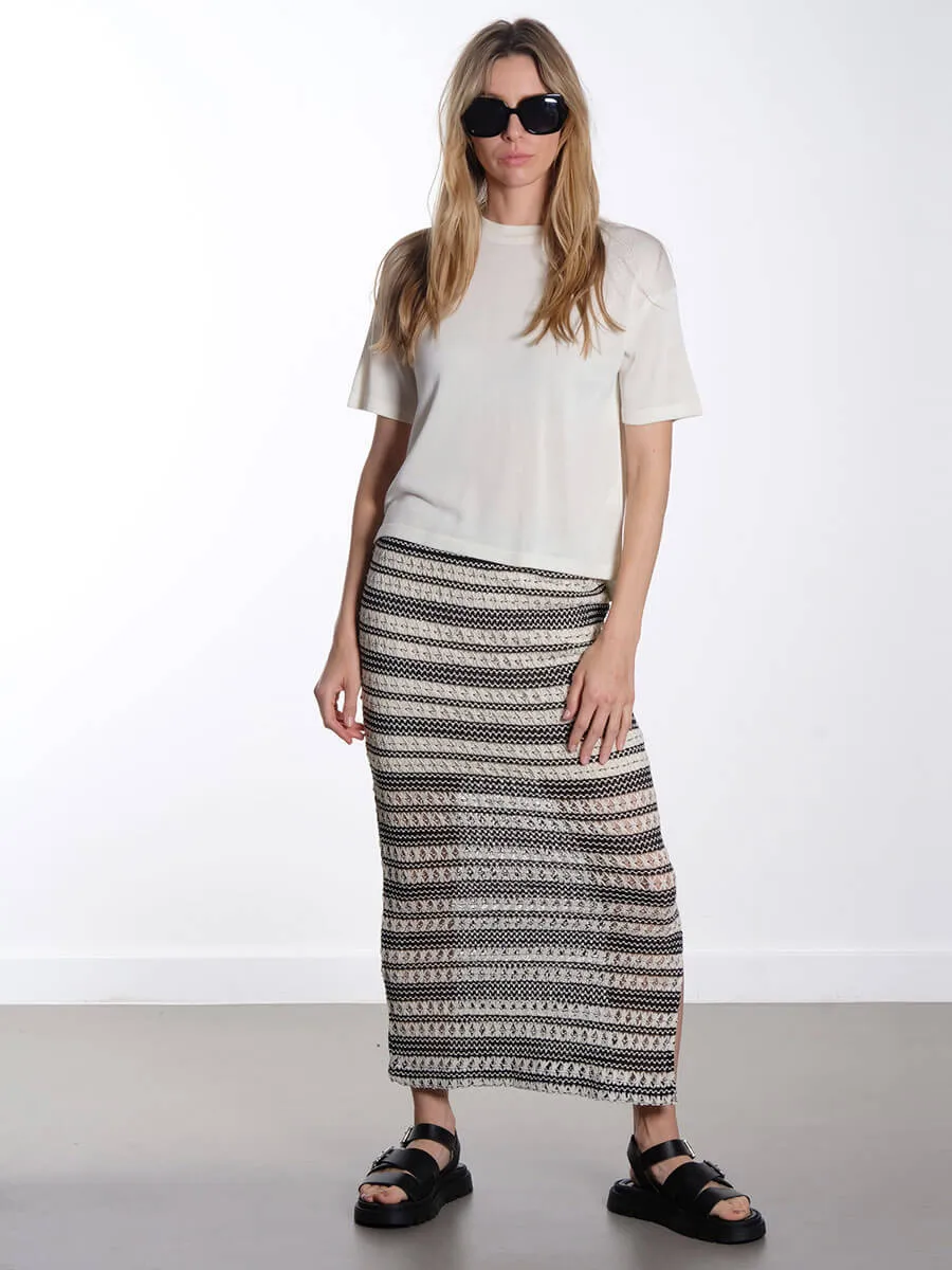 June Knitted Top - Off White