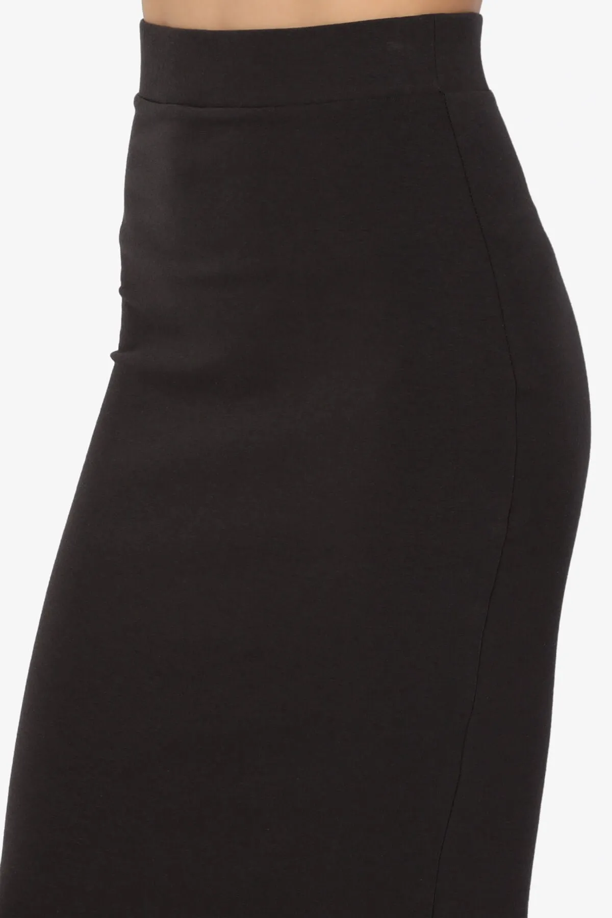 Karan Cotton Midi Pencil Skirt