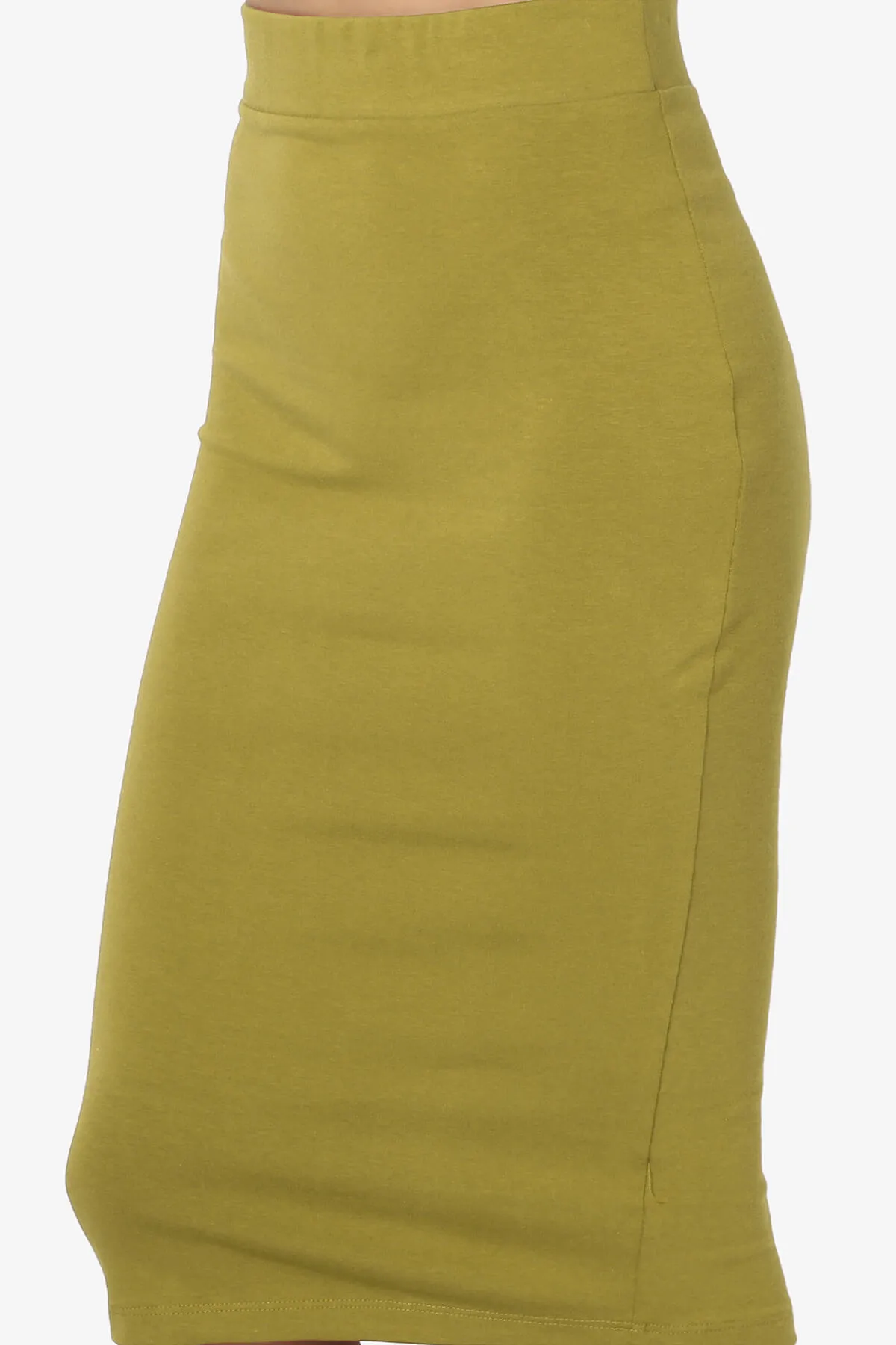 Karan Cotton Midi Pencil Skirt