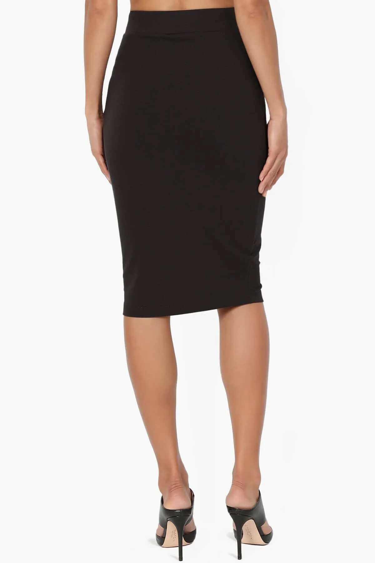 Karan Cotton Midi Pencil Skirt