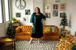 kitt velvet skirt in black