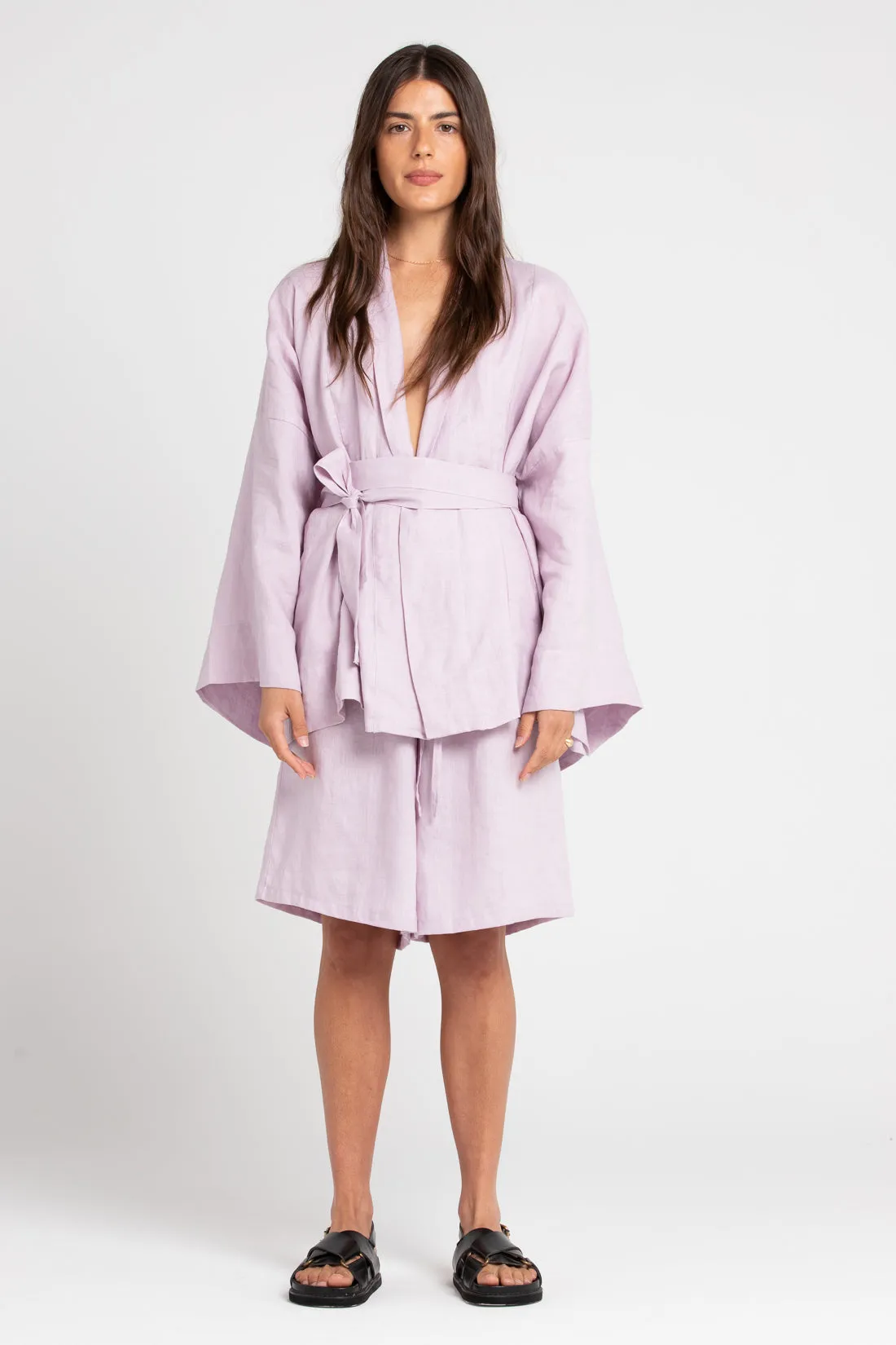 Koko Linen Shorts Mist