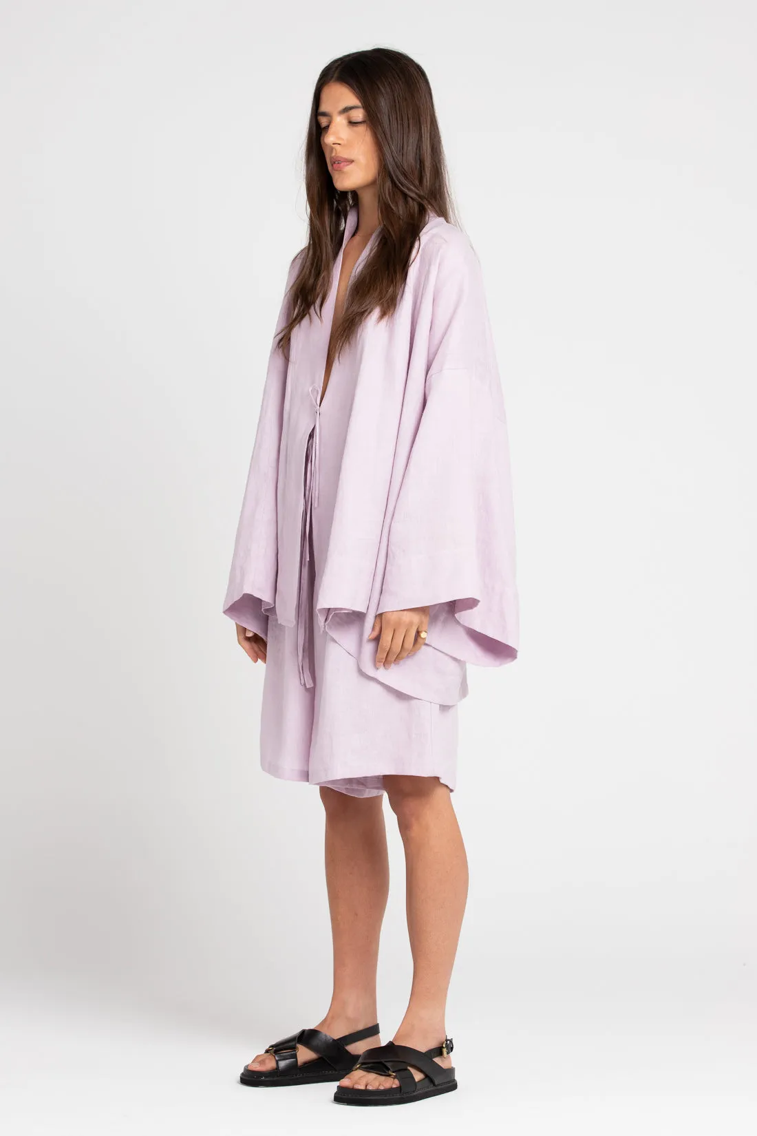 Koko Linen Shorts Mist