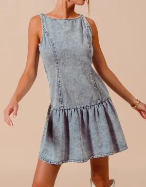 Kollins Denim Mini Dress