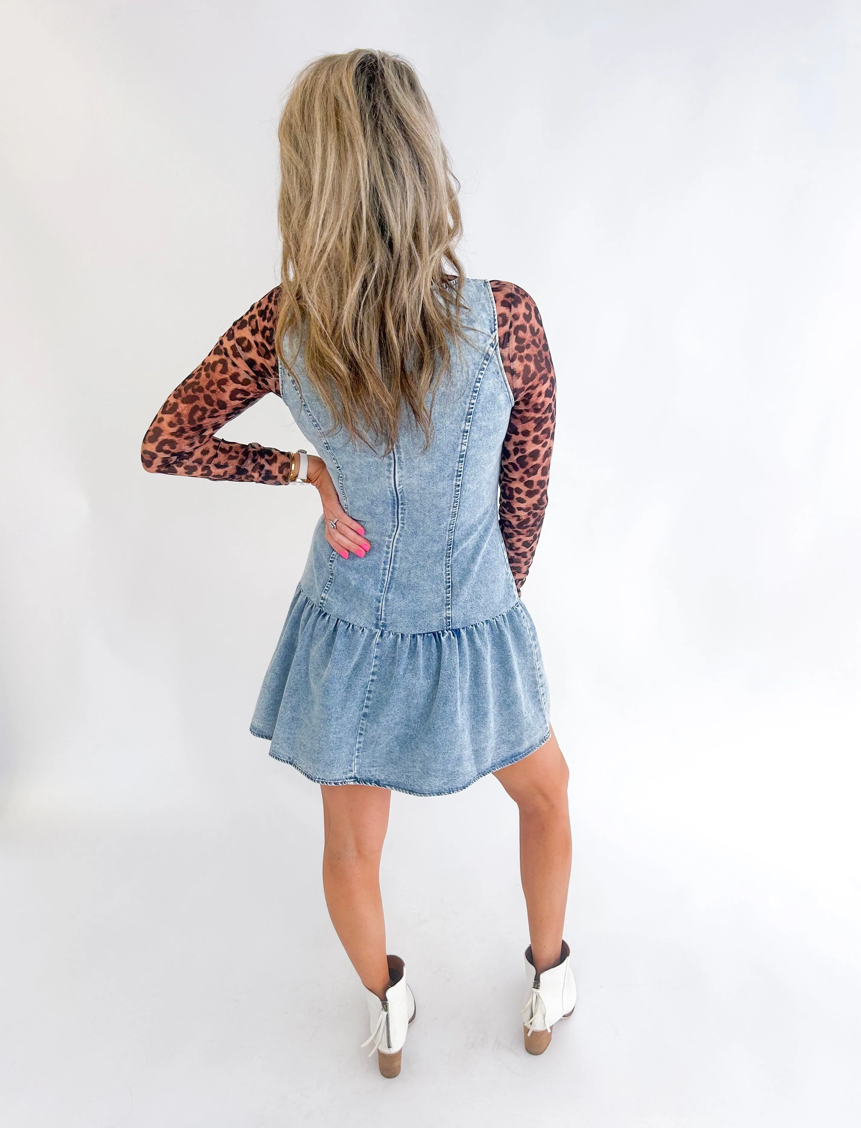 Kollins Denim Mini Dress