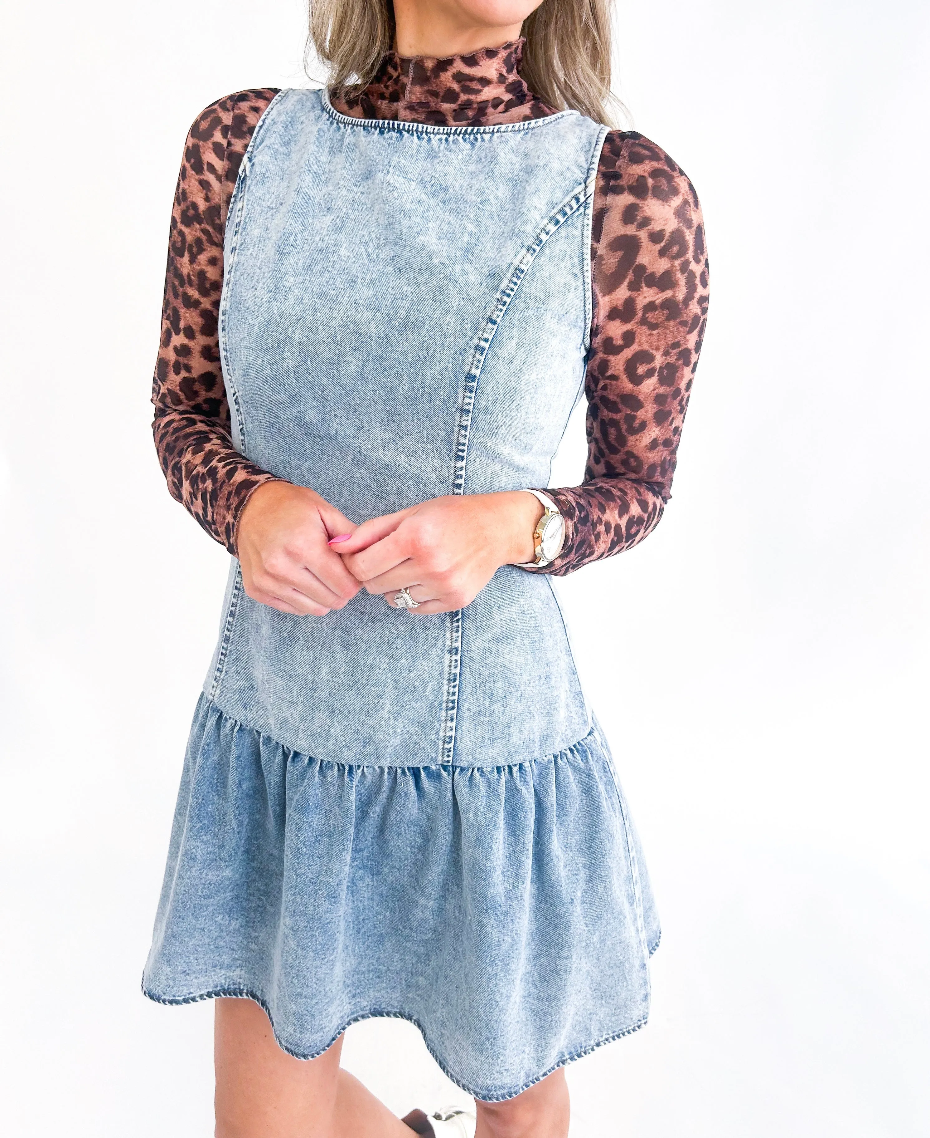 Kollins Denim Mini Dress