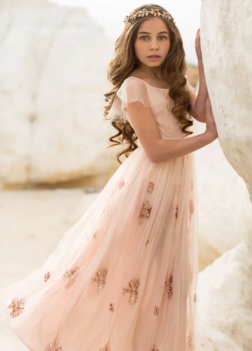 Kristine Dress in Blush