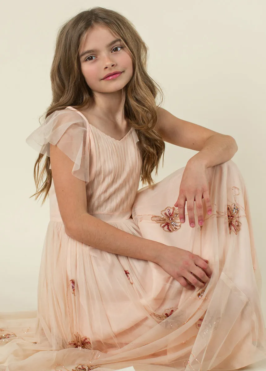 Kristine Dress in Blush
