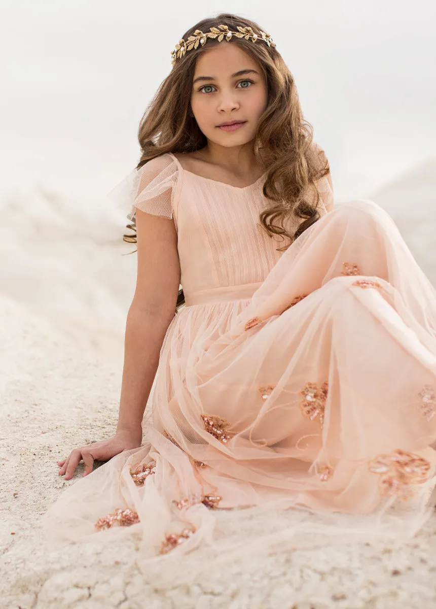 Kristine Dress in Blush