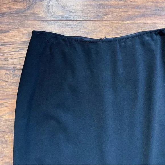 Lafayette 148 • Punto Milano Pencil Skirt black ponte stretch fitted slim