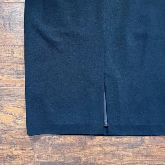Lafayette 148 • Punto Milano Pencil Skirt black ponte stretch fitted slim