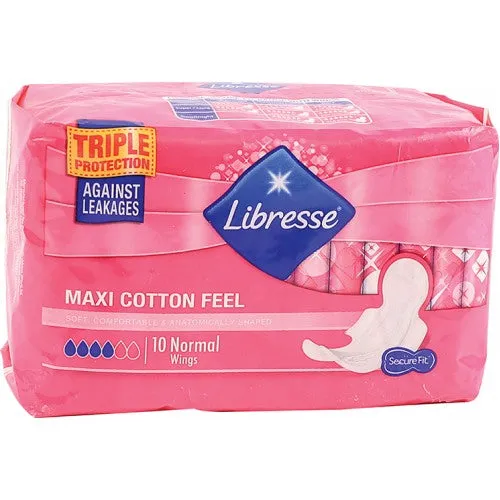 Libresse Maxi Cotton Feel Normal 10