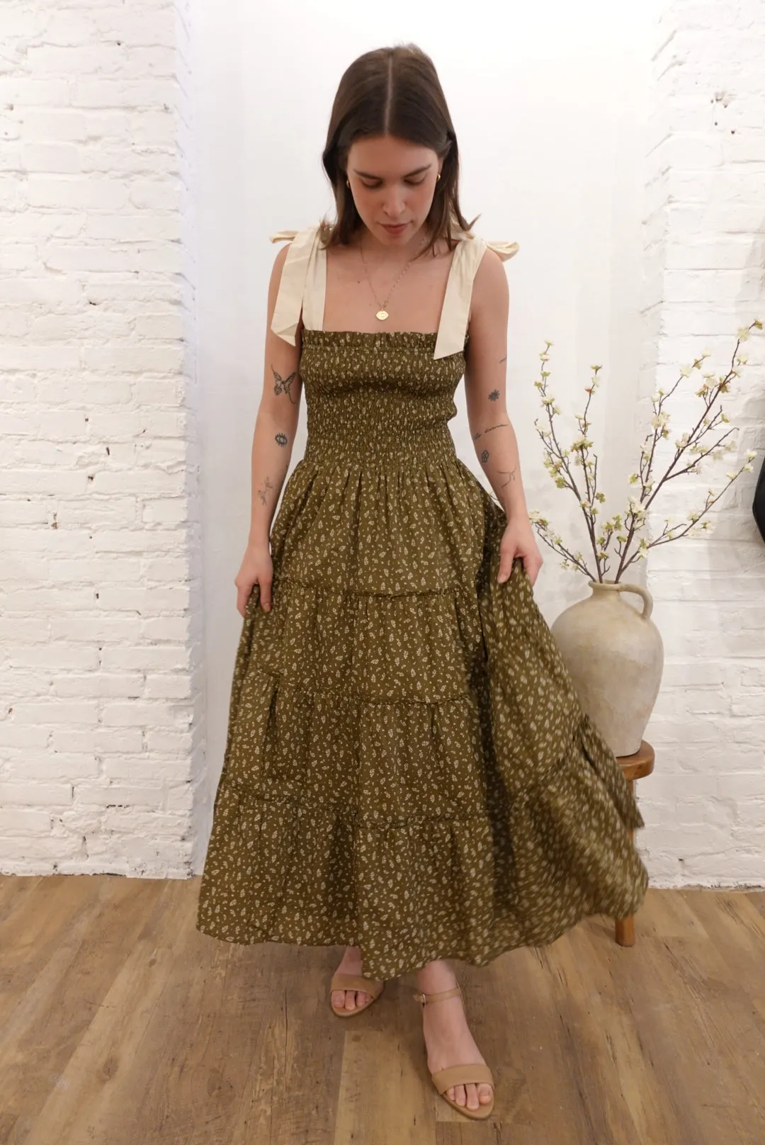 Linda Floral Maxi Dress