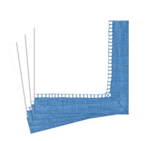 Linen Border Paper Napkin- Cocktail