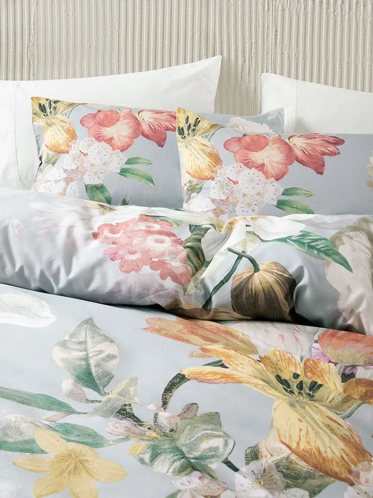Linen House Duck Egg Cadencia Duvet Cover Set