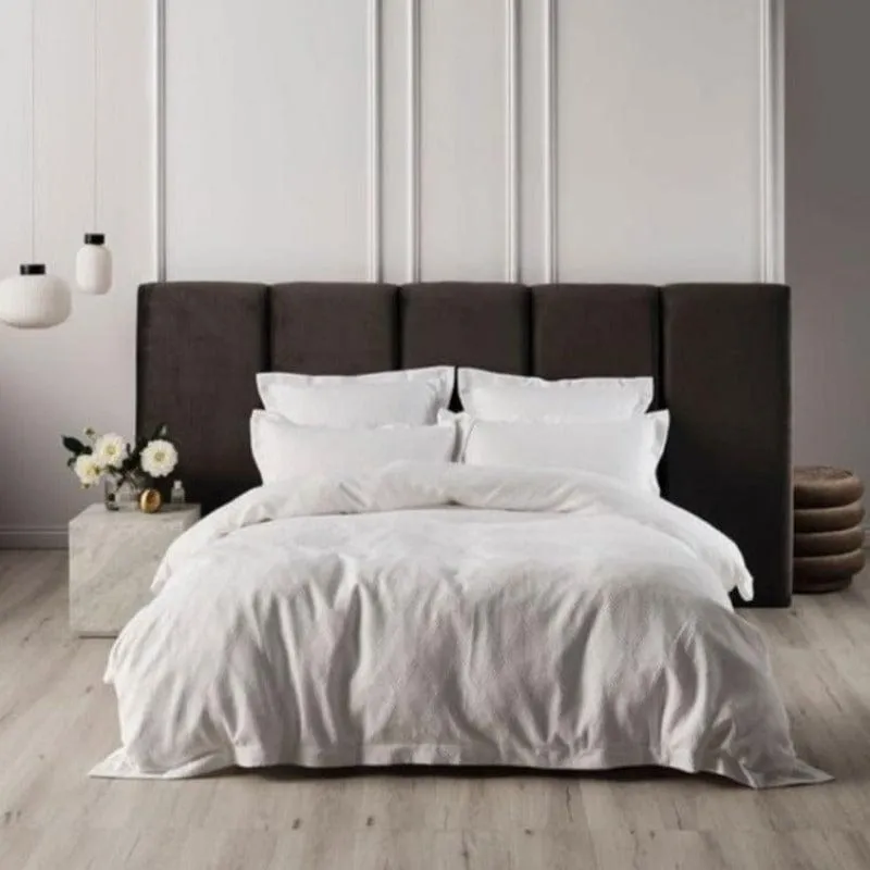 Linen House White Antoine Duvet Cover Set