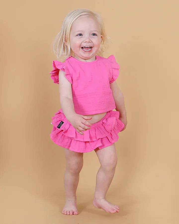 Linen Ruffle Set