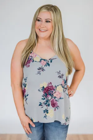 Living My Dream Floral Tank Top