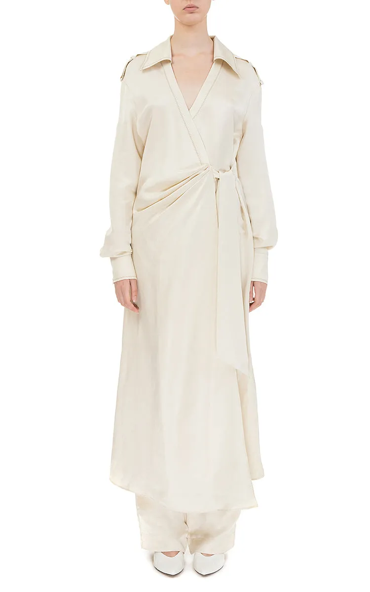 Long milk dress