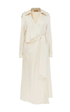 Long milk dress