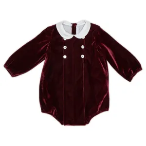 LORETTA VELVET ROMPER