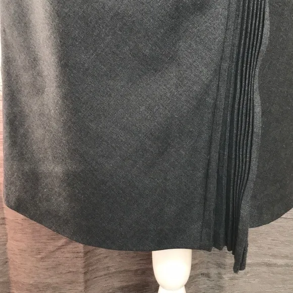 MAG BY MAGASCHONI GRAY WOOL PENCIL SKIRT SIZE 6