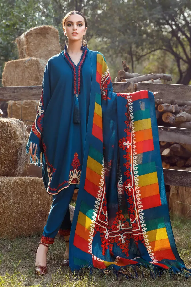 MARIA B | M PRINTS WINTER SHAWL COLLECTION 2022 | MPT-1603-A