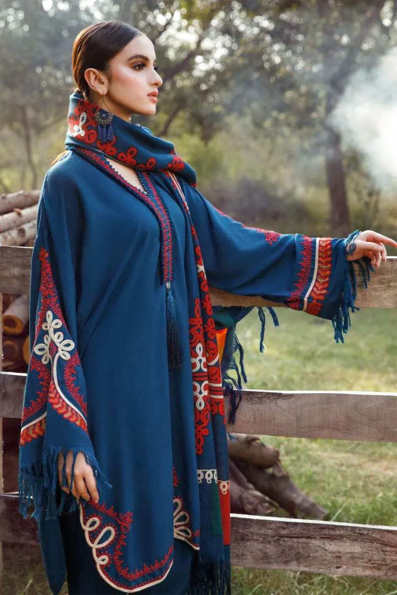 MARIA B | M PRINTS WINTER SHAWL COLLECTION 2022 | MPT-1603-A