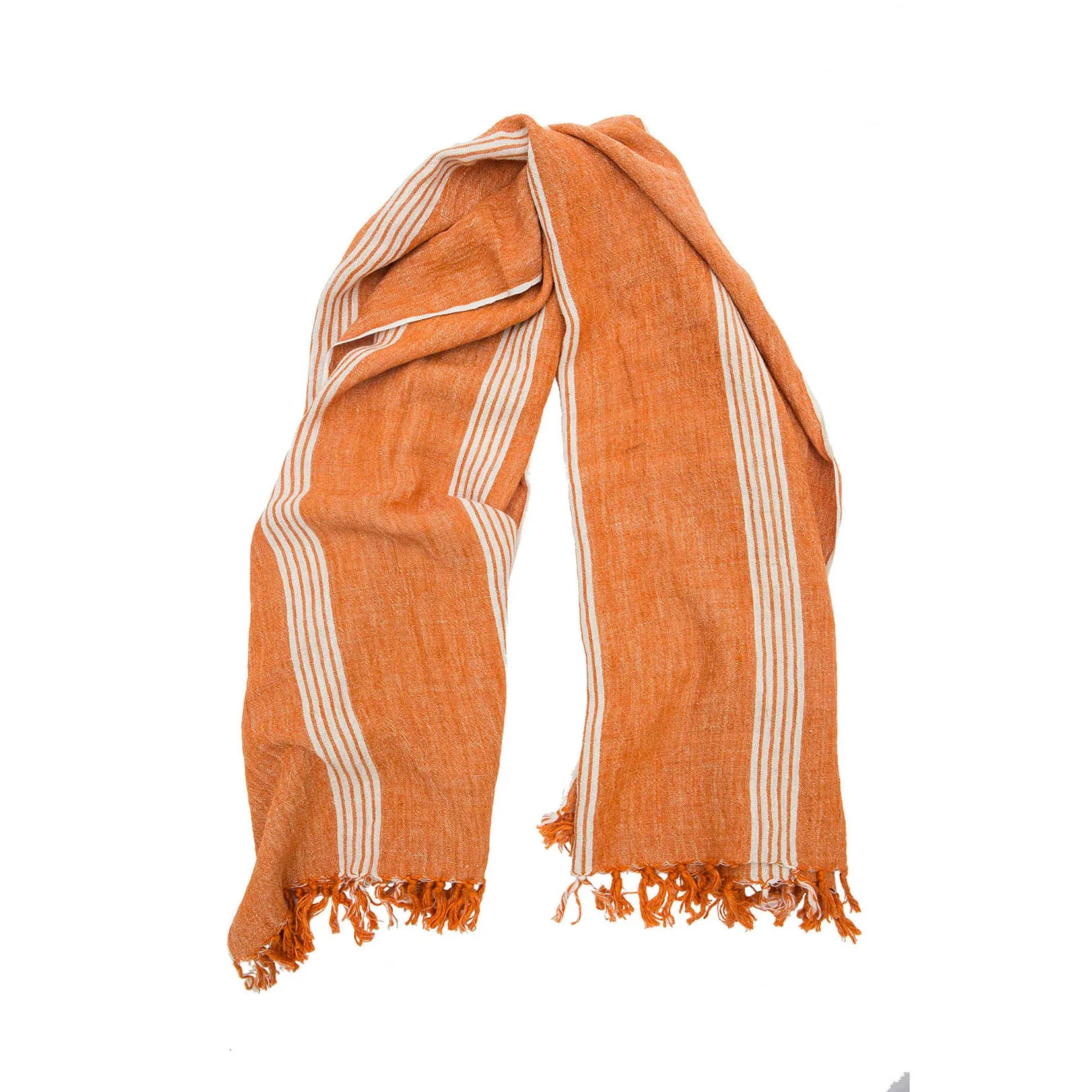 Marker Stripes Linen Throw